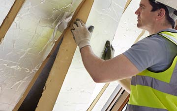 Stock Wood loft insulation