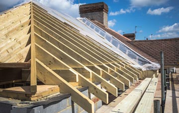 wooden roof trusses Stock Wood, Worcestershire